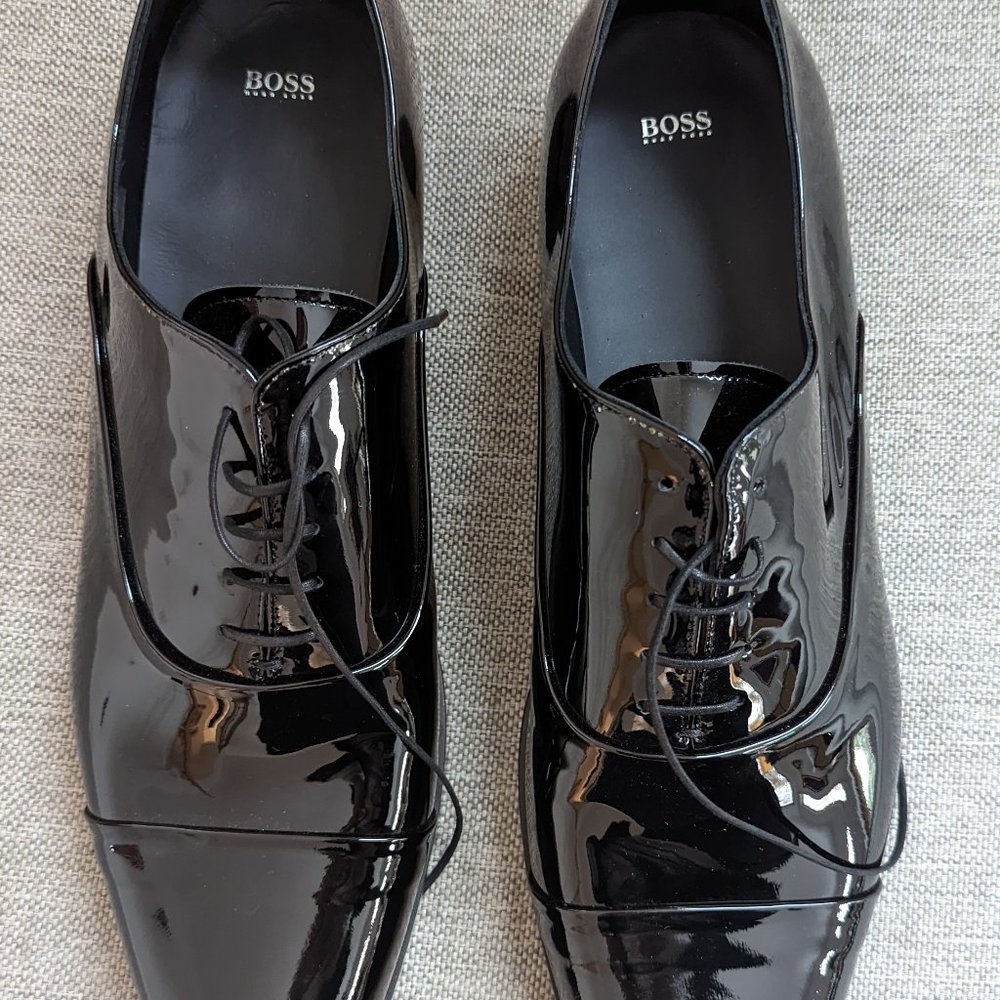Men's Hugo Boss Tuxedo Shoes in size 13